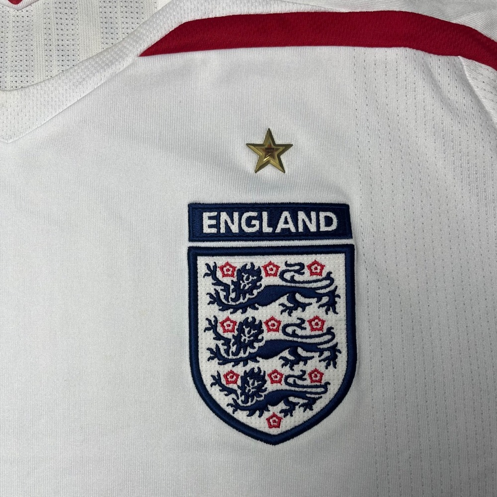 Umbro England Football Shirt Mens XL White 2007-2009 Home Soccer Jersey - Picture 11 of 12